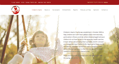 Desktop Screenshot of childrenshearts.org.uk